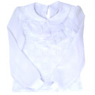 Блузка гипюровая белая